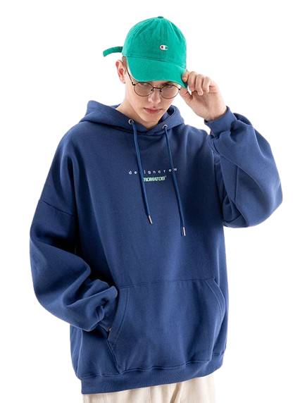Model Wearing Hoodie
