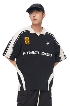 Model Wearing Polo